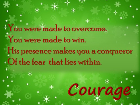 Courage Blessing